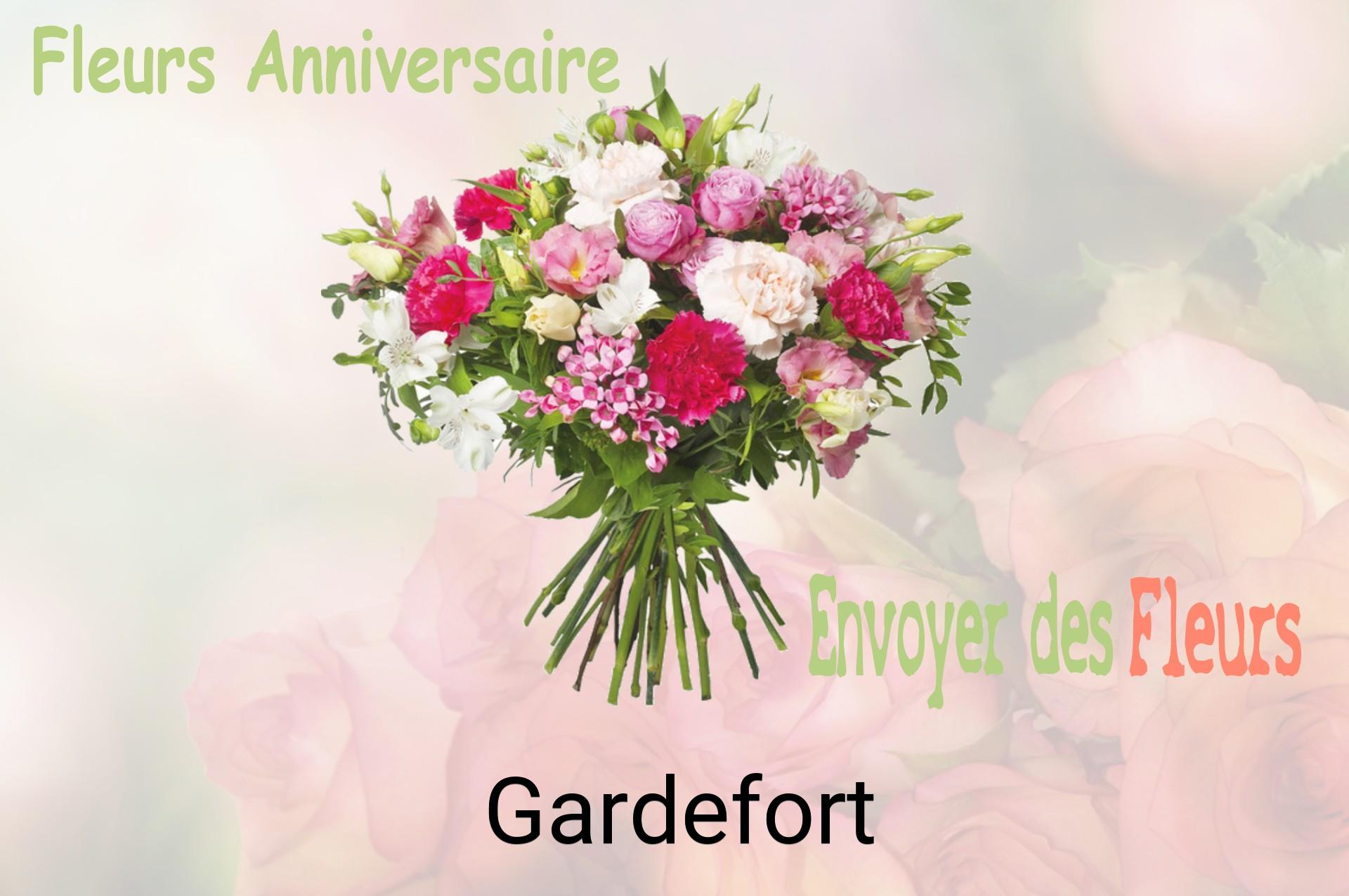 Bouquet de fleurs d’anniversaire livré à Gardefort