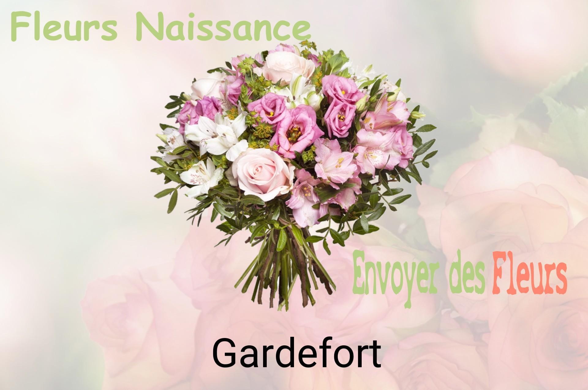 Bouquet de fleurs de naissance livré à Gardefort
